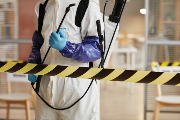 Professional Biohazard Cleanup technician working in Hudson, CO